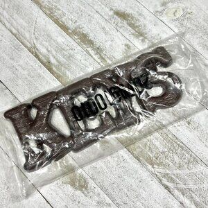 Retro Brown Plastic "KEYS" Wall‎ Hanging Key Rack Organizer w/ Hooks -NIP
